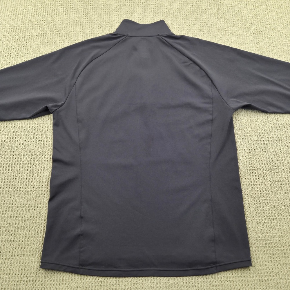Descente 1/4 Zip Performance Pullover Charcoal Gr… - image 3